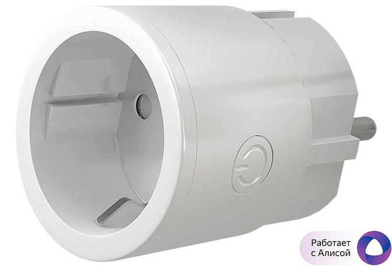 фото Умная розетка HIPER IoT P01 Работает с Алисой (White)