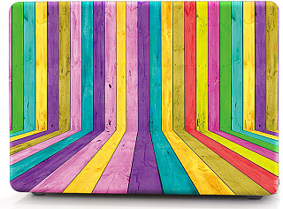 Чехол накладка пластиковая i-Blason для Macbook Air 13 new (2018) A1932 3D Color wood