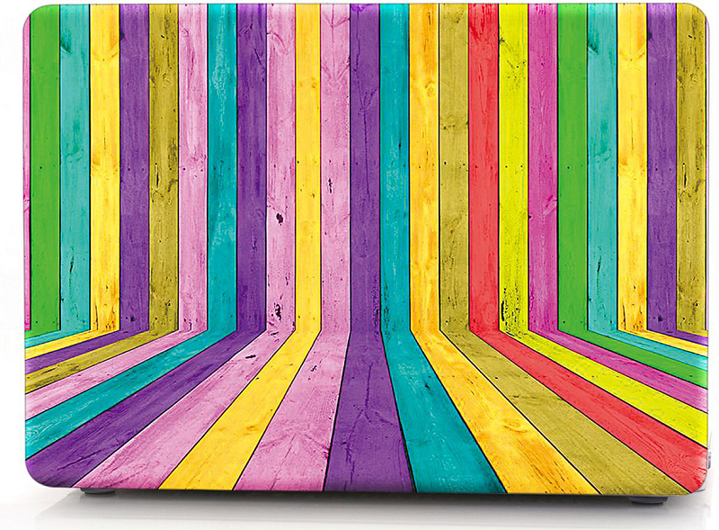 фото Чехол накладка пластиковая i-Blason для Macbook Air 13 new (2018) A1932 3D Color wood