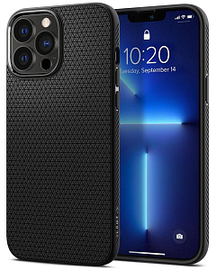Чехол Spigen Liquid Air (ACS03258) для iPhone 13 Pro (Matte Black)