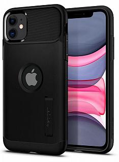 Чехол Spigen Slim Armor, black - iPhone 11