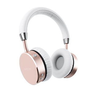 Беспроводные накладные наушники Satechi Bluetooth Aluminum Wireless Headphones. Цвет розовое золото. 
Satechi Bluetooth Aluminum Wireless Headphones