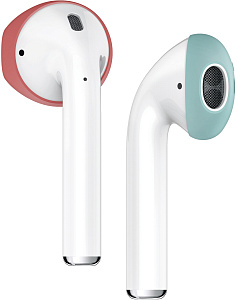 Держатель Elago Airpods Secure Fit - Italian Rose+Coral Blue