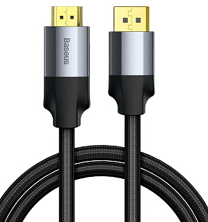Кабель Baseus Enjoyment Series (CAKSX-I0G) DisplayPort/HDMI 2m (Dark Grey)