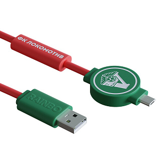 Кабель micro usb Электрический Питон ФК Локомотив 1 метр