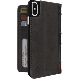 Чехол-книга Twelve South BookBook для iPhone X. Материал: натуральная кожа. Цвет: коричневый