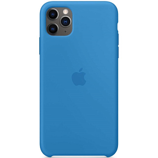 Apple iPhone 11 Pro Max Silicone Case - Surf Blue, Силиконовый чехол для Iphone 11 Pro Мах цвета синяя волна