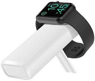 Аккумулятор COTEetCI Wireless Charger powerbank 5200 maH for APPLE WATCH 4/3/2/1 white