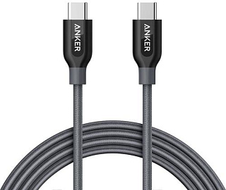 Кабель Anker Powerline+ USB-C to USB-C 2.0 1.8 м. UN Gray