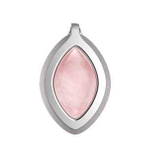 Трекер активности Bellabeat Leaf Chakra Love (HT-30LF-LS-01), цвет серый/серебристый/розовый