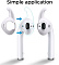 Держатель Spigen Teka RA200 000SD21192 для AirPods Earhooks (White)