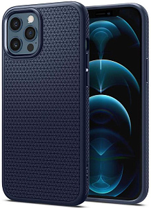 Чехол Spigen Liquid Air (ACS02247) для iPhone 12 Pro Max (Navy)