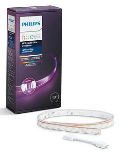 Умная светодиодная лента Philips Hue White and Color Ambiance LightStrips Home 1 метр